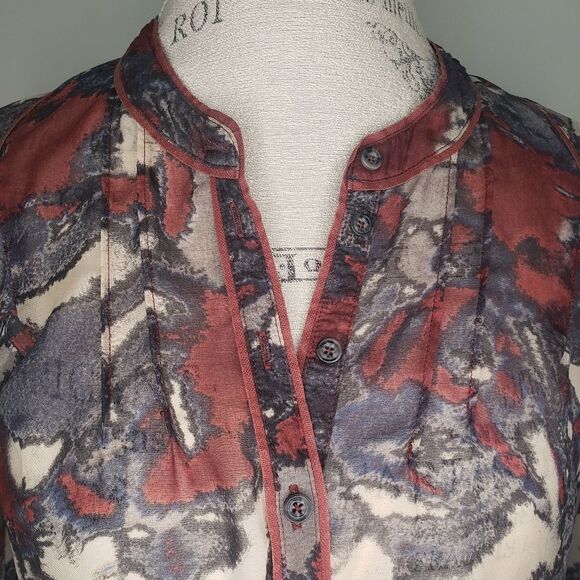 Vintage Anthropologie TieDye Blouse - Picture 7 of 10